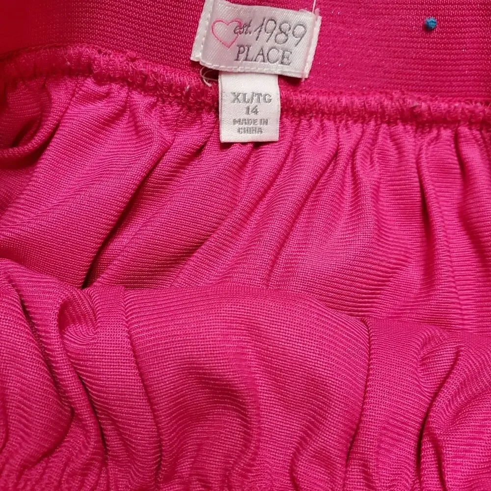 Sale Childrens Place 14‎ pink, orange, yellow skirt